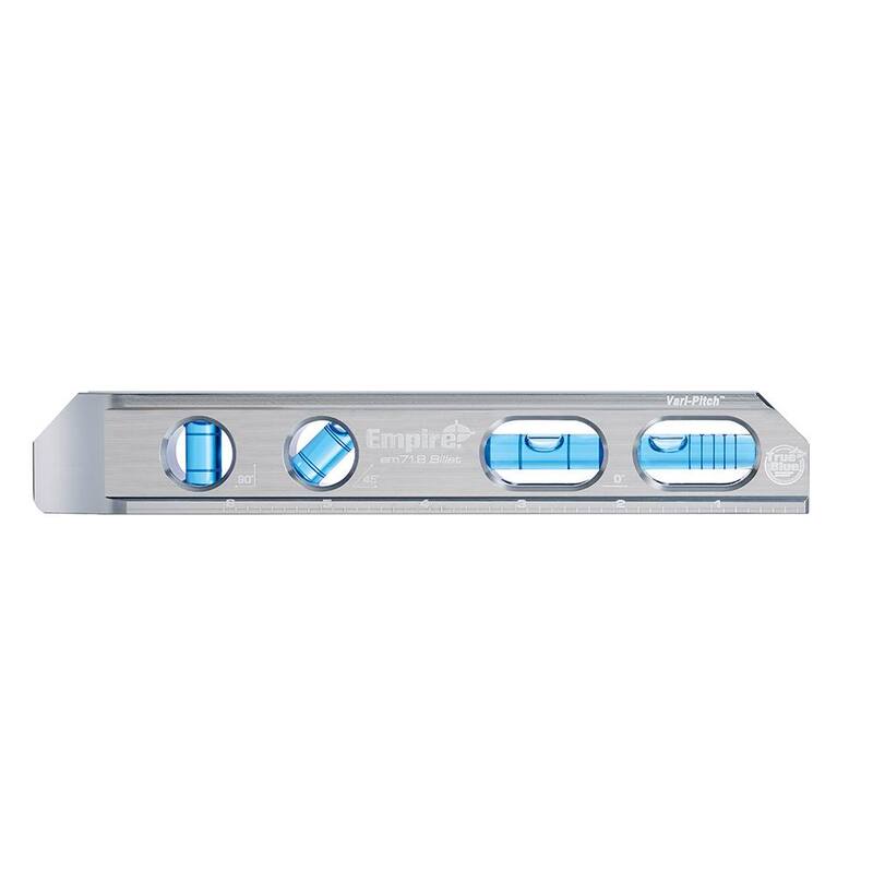Nivel de caja digital True Blue de 16 pulgadas con nivel de torpedo magnético True Blue de 8 pulgadas y escuadra de caballete de aluminio de 7 pulgadas - E105.16.EM71.8-E2994.
