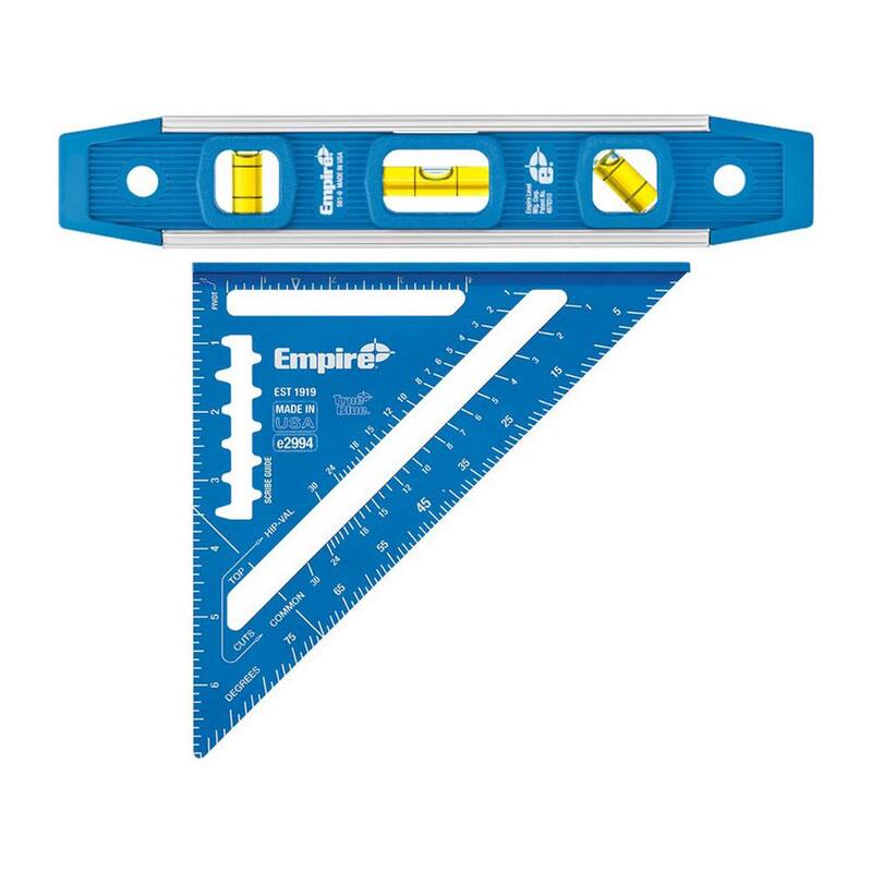 Nivel torpedo Empire de 9 pulgadas con escuadra de techo de aluminio de 7 pulgadas - 587-24-E2994