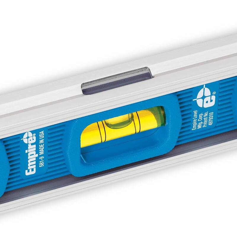 Nivel torpedo Empire de 9 pulgadas con escuadra de techo de aluminio de 7 pulgadas - 587-24-E2994