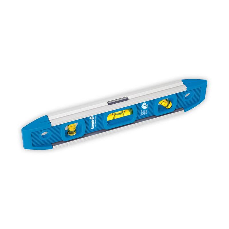 Nivel torpedo Empire de 9 pulgadas con escuadra de techo de aluminio de 7 pulgadas - 587-24-E2994