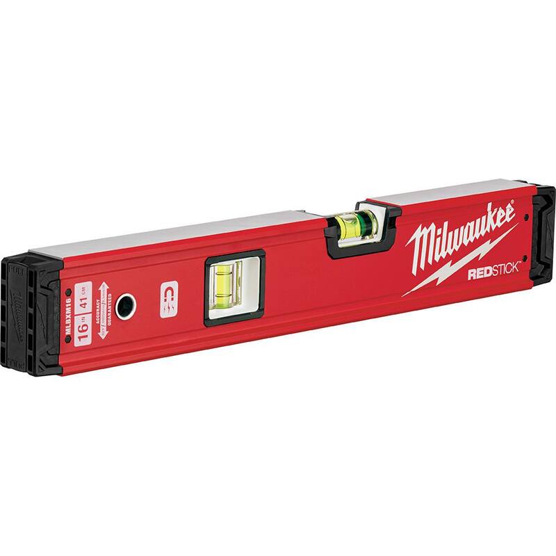Nivel de caja magnética REDSTICK de 16 pulgadas de Milwaukee - MLBXM16