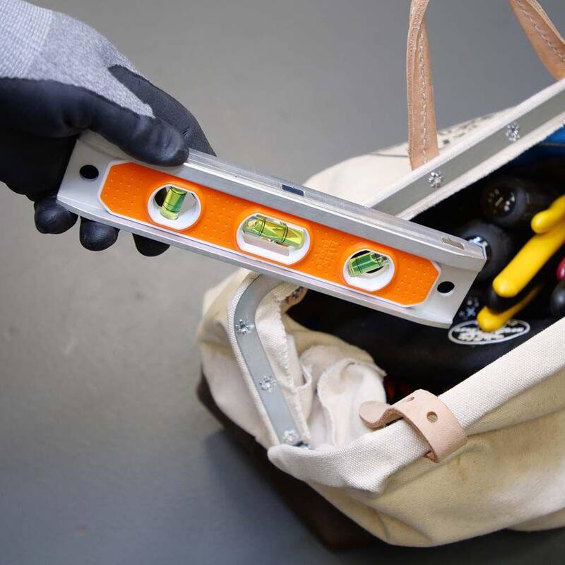 Herramienta Klein 9 pulgadas Nivel torpedo de aluminio con imán de tierra rara - 935R