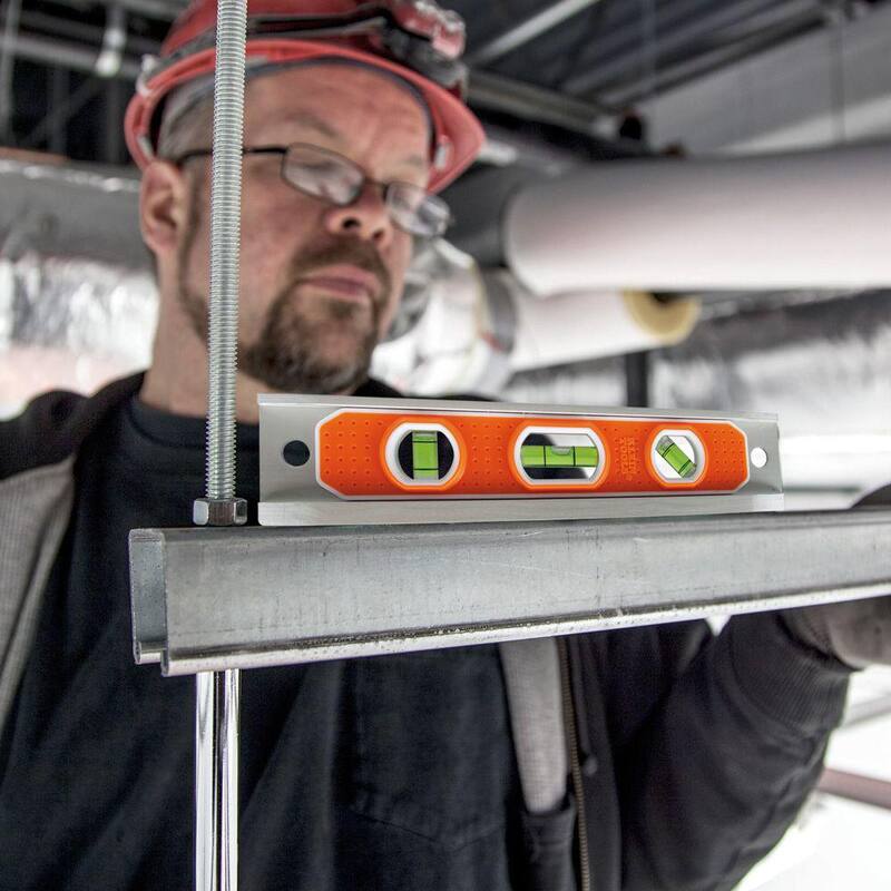 Herramienta Klein 9 pulgadas Nivel torpedo de aluminio con imán de tierra rara - 935R