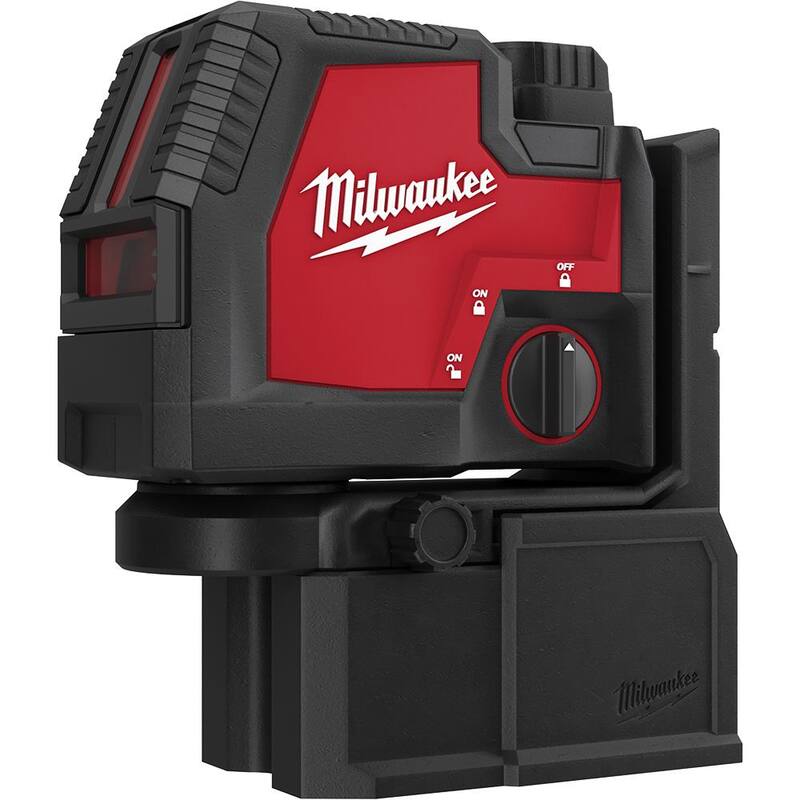 Milwaukee 14 pulgadas Nivel de caja digital REDSTICK con láser de línea cruzada verde de 100 pies y puntos de plomada - MLDIG14-3522-21