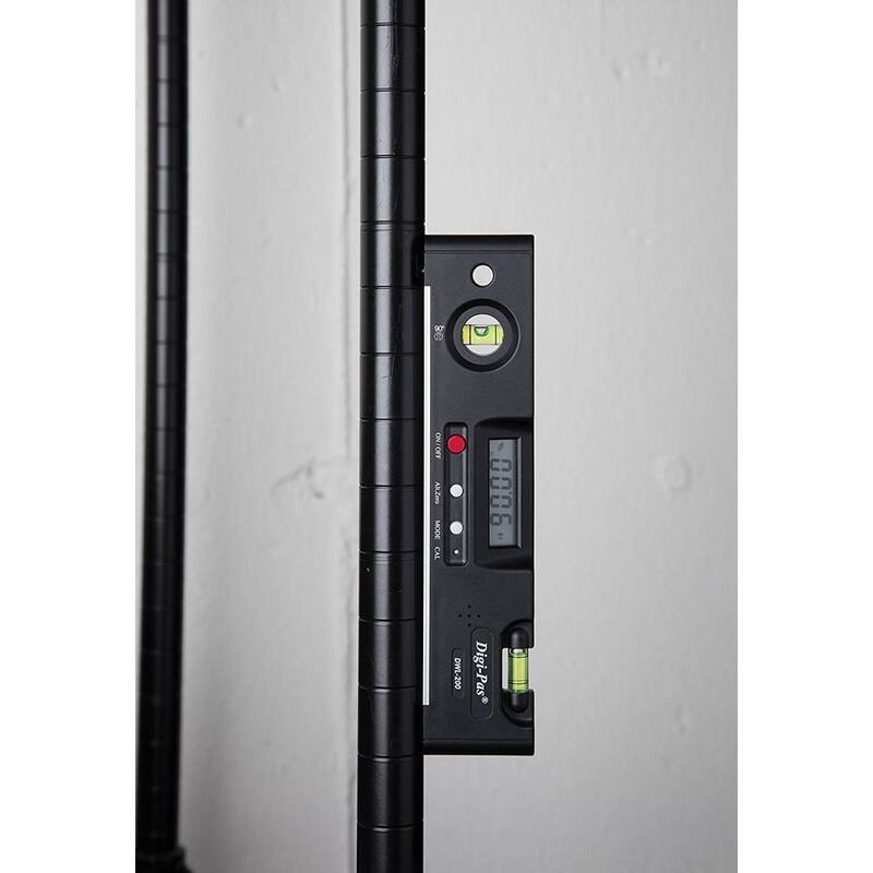 Nivel electrónico tipo torpedo Digi-Pas de 7 pulgadas con transportador de ángulos, buscador de ángulos, medidor de bisel, imán 0.1 - DWL200
