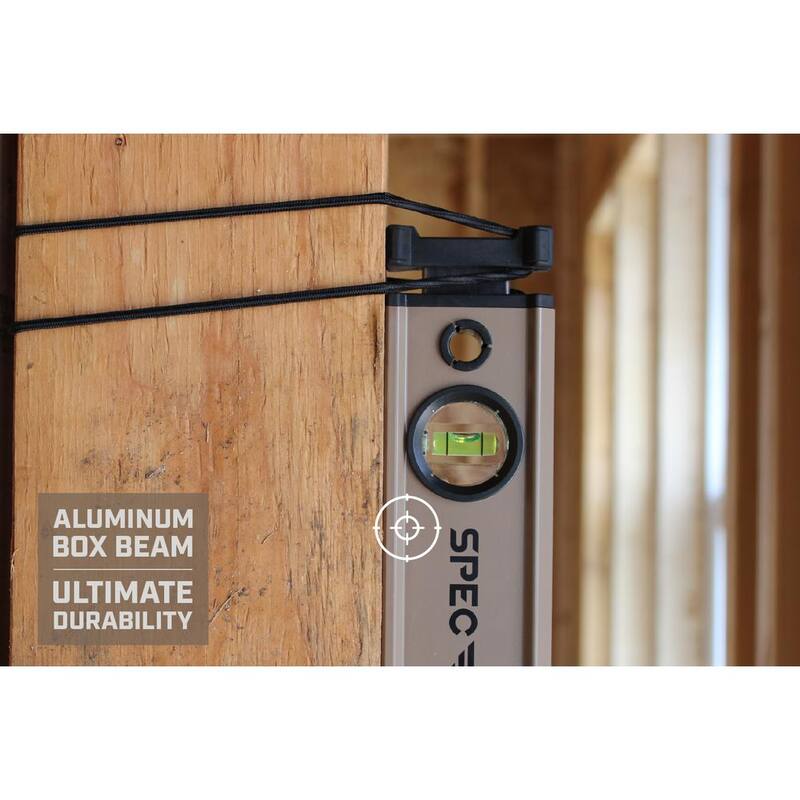 SPEC OPS 72 en nivel de caja de viga, sistema de bungee para torniquete, burbujas de bloque un 33% más grandes, aluminio - SPEC-LEVEL72