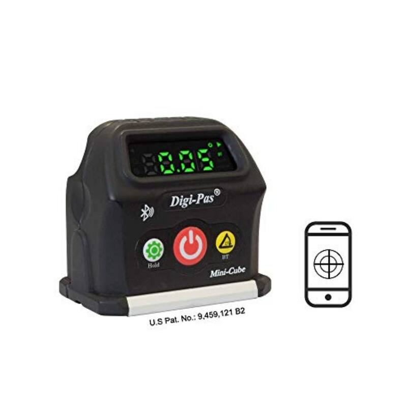 Nivel de Cubo Inteligente Digi-Pas 2.4 pulgadas de 2 Ejes, Muestra de forma Inalámbrica el Estado de Nivelación en Smartphone Vía Bluetooth - DWL90Pro