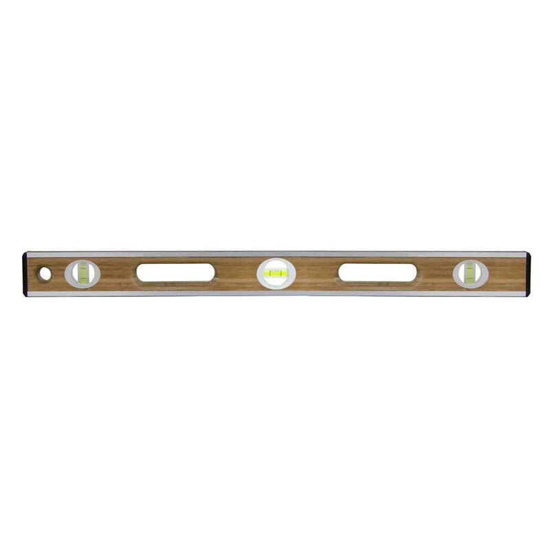 Nivel de Bambú laminado en I de 24 pulgadas de Bon Tool - 34-218