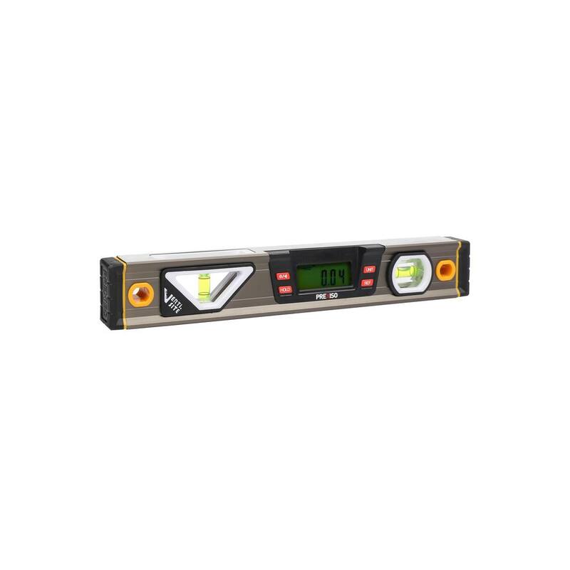 Nivel de caja PREXISO 279.44 mm (11 pulgadas), nivel digital, inclinación de ángulo, construcción duradera (paquete de 1) - PTD250V