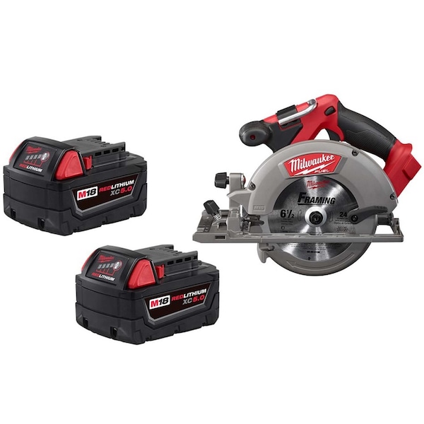 Milwaukee Tool Cordless Bat PK2 with Compact Router - 48-11-1852, 2723-20
