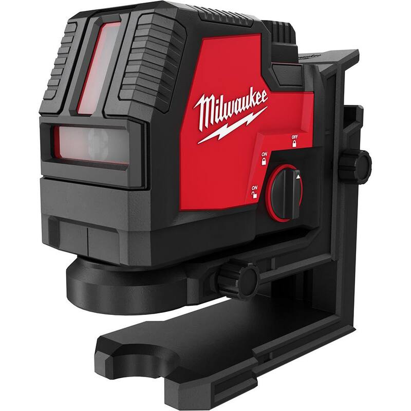 Nivel de caja digital REDSTICK de 24 pulgadas de Milwaukee con láser de línea cruzada verde de 100 pies y puntos de plomada - MLDIG24-3522-21