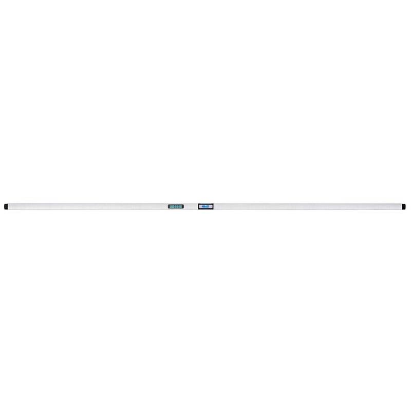 Nivel de viga digital True Blue de 72 pulgadas de Milwaukee con estuche y nivel torpedo de 9 pulgadas - E105.72-587-24