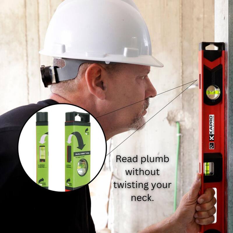 Viga de aluminio en forma de I de 48 pulgadas con imán y Sitio Plomado - 159-81-48.