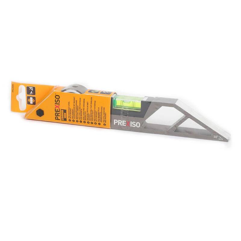 Prime-Line PREXISO (10 in.) Nivel de andamio de construcción de aluminio de 250 mm con base magnética (paquete de 1) - PPL250M