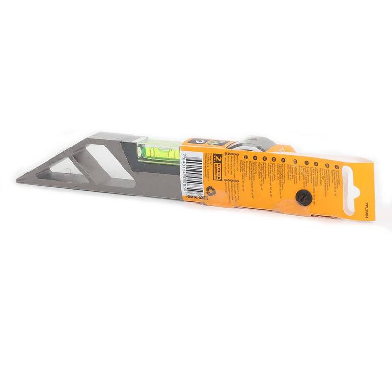 Prime-Line PREXISO (10 in.) Nivel de andamio de construcción de aluminio de 250 mm con base magnética (paquete de 1) - PPL250M