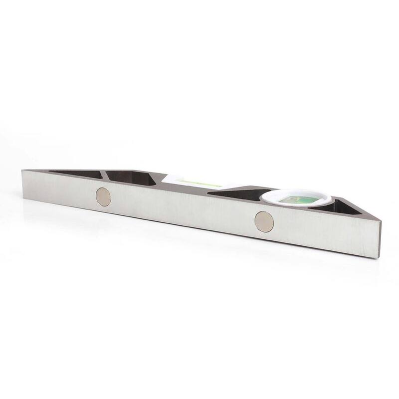 Prime-Line PREXISO (10 in.) Nivel de andamio de construcción de aluminio de 250 mm con base magnética (paquete de 1) - PPL250M