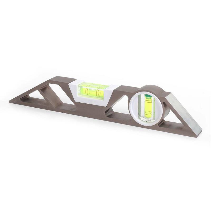 Prime-Line PREXISO (10 in.) Nivel de andamio de construcción de aluminio de 250 mm con base magnética (paquete de 1) - PPL250M