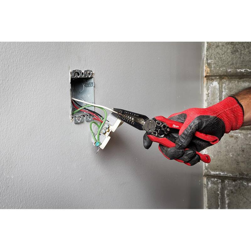 Milwaukee 9 pulgadas 7 en 1 alicates de corte y pelado de alambre de alta palanca - 48-22-3078