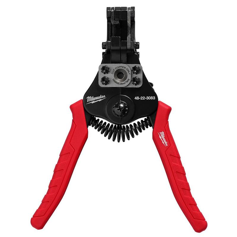 Pelacables/Cortador automático de alambre Milwaukee con agarre cómodo - 48-22-3083.