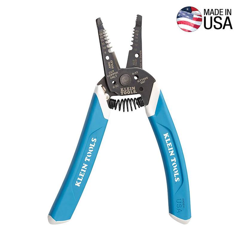 Herramienta para pelar y cortar alambre Klein-Kurve de Klein Tools, calibre 8-20 AWG - K11095SEN