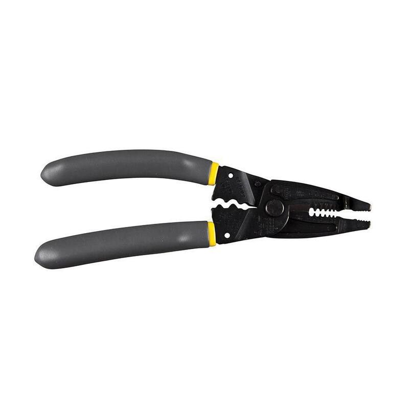 Herramienta Klein-Kurve de Klein Tools con cortador de alambre de punta larga, pelador de alambre y herramienta de engarce - 1009SEN.