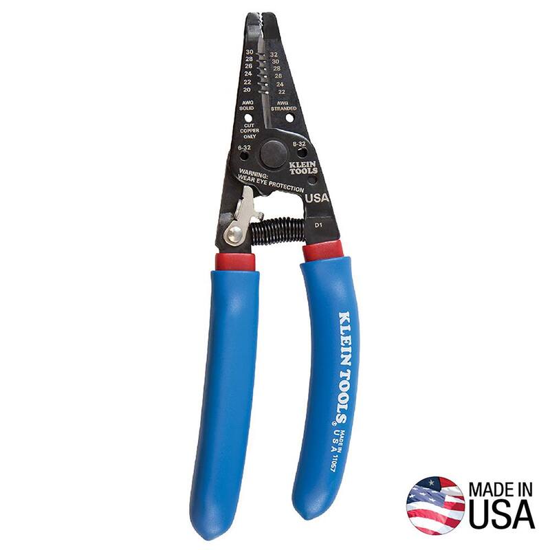 Klein Tools Klein-Kurve Pelacables y Cortador de Alambre 20-30 Sólido, 22-32 Filamentos - 11057