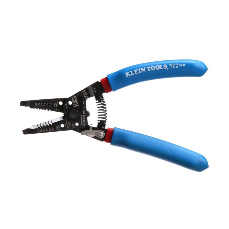 Klein Tools Klein-Kurve Pelacables y Cortador de Alambre 20-30 Sólido, 22-32 Filamentos - 11057