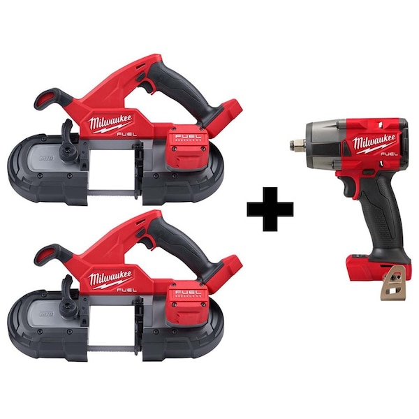 Milwaukee Tool M18 Fuel (2) CP Band Saw, Fuel1/2" MTIW - 2829-20, 2829-20, 2962-20