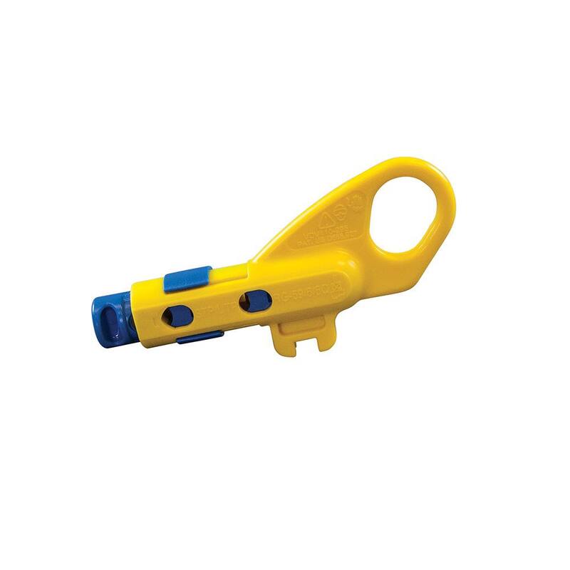 Herramienta combinada para pelar cables radiales Klein Tools, Ethernet y coaxial - VDV110-295.