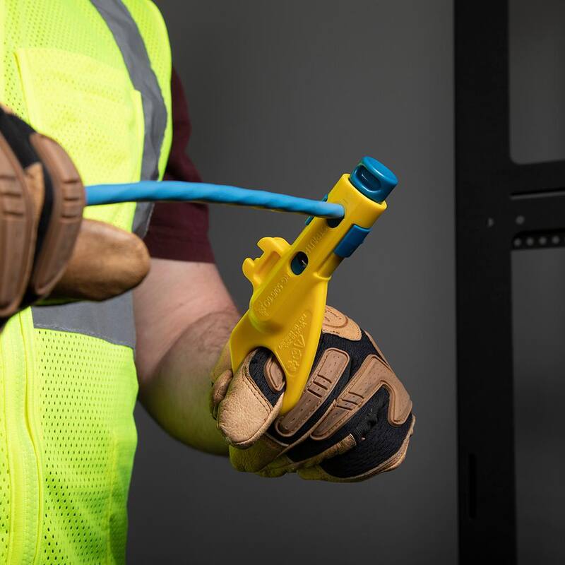 Herramienta combinada para pelar cables radiales Klein Tools, Ethernet y coaxial - VDV110-295.
