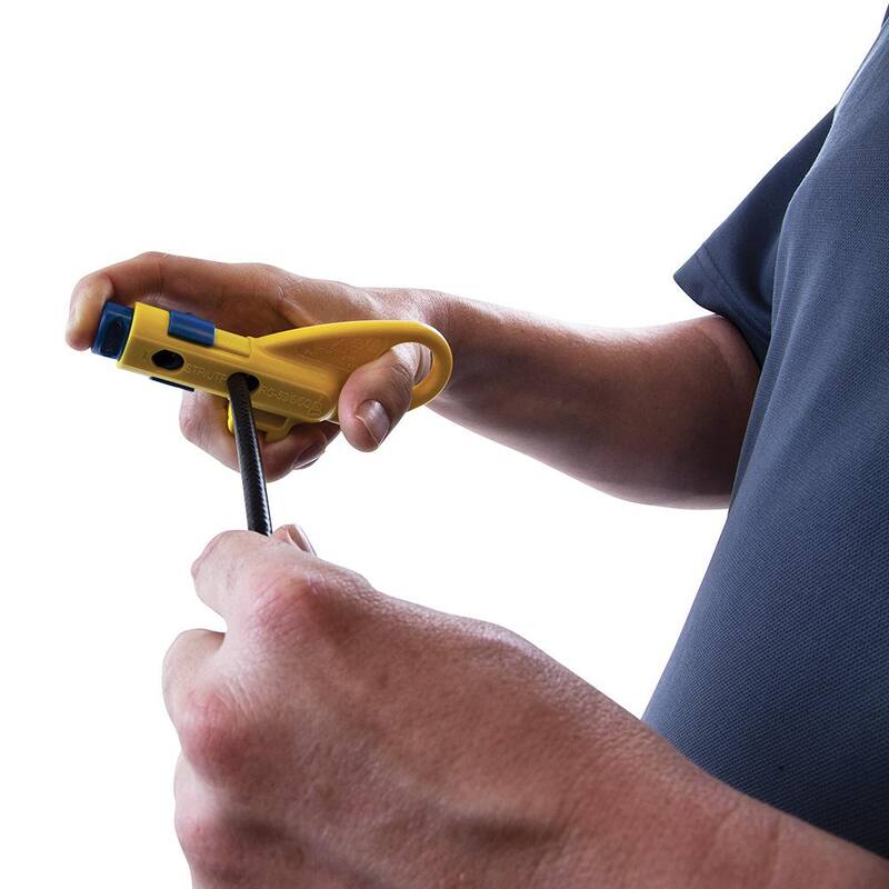 Herramienta combinada para pelar cables radiales Klein Tools, Ethernet y coaxial - VDV110-295.