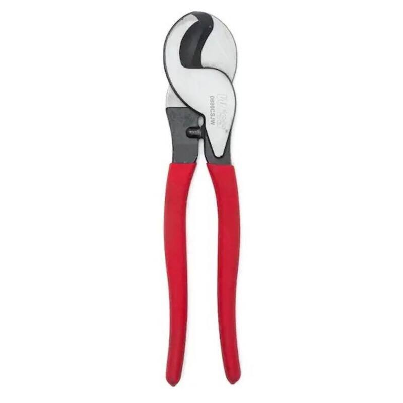 Cortador de alambre compacto Crescent Wiss de 9-1/2 pulgadas para cables suaves con agarres sumergidos - 0890CSJW