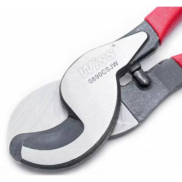 Cortador de alambre compacto Crescent Wiss de 9-1/2 pulgadas para cables suaves con agarres sumergidos - 0890CSJW