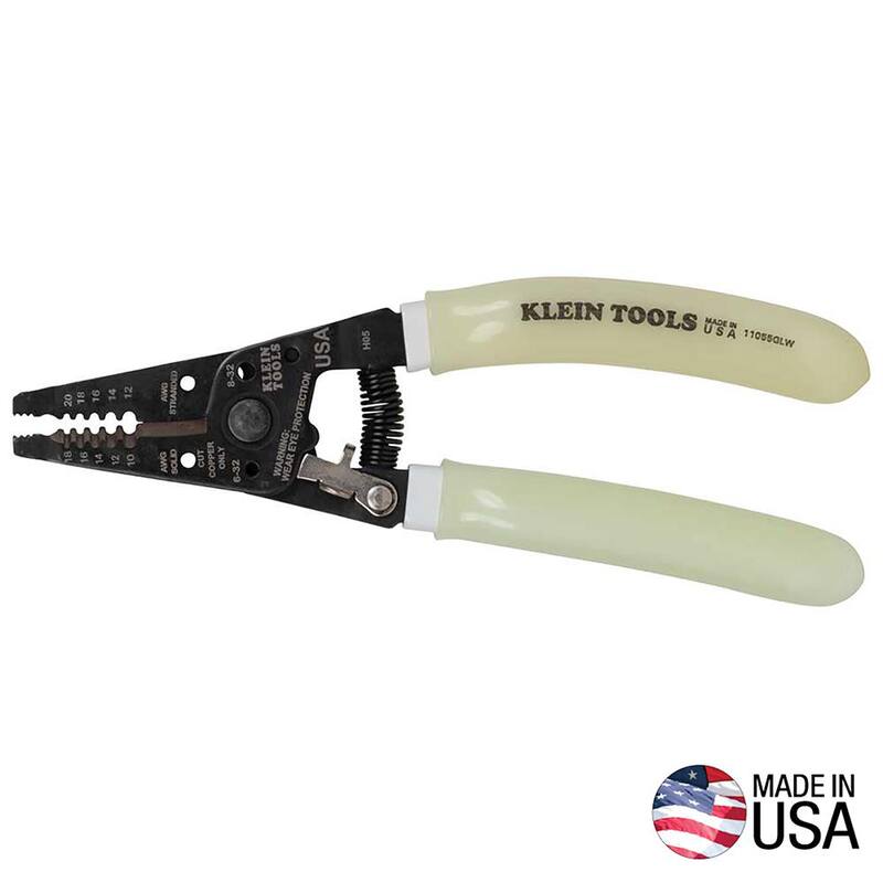 Herramienta Klein Tools de Alta Visibilidad Klein-Kurve Pelacables/Cortador - 11055GLW.