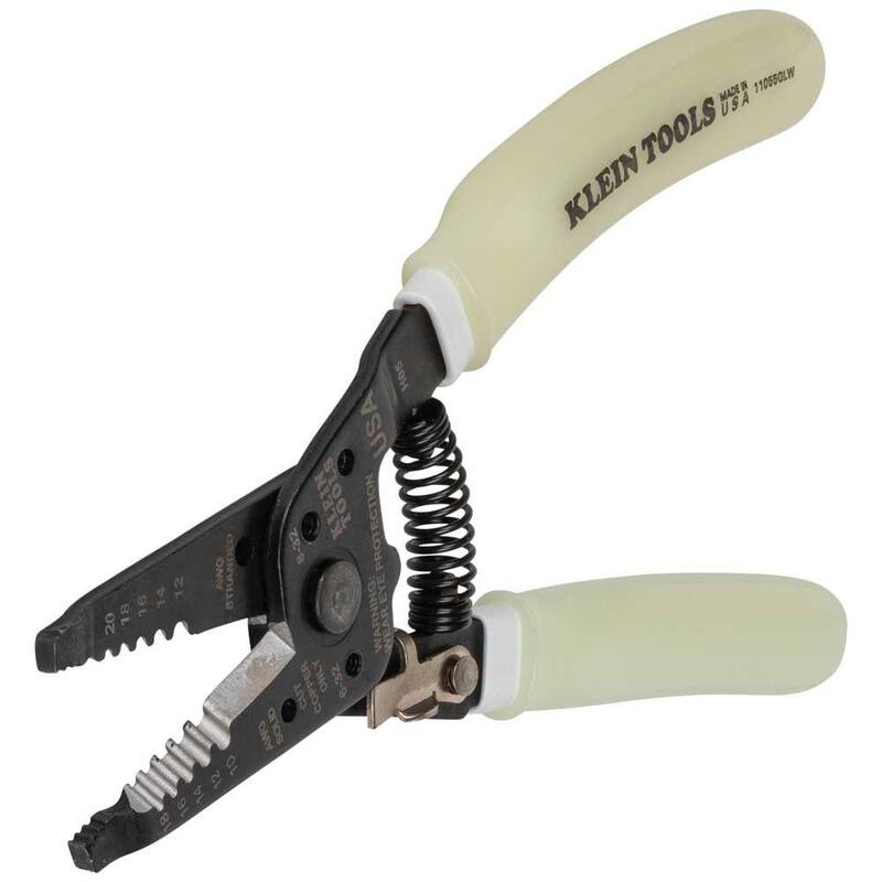 Herramienta Klein Tools de Alta Visibilidad Klein-Kurve Pelacables/Cortador - 11055GLW.