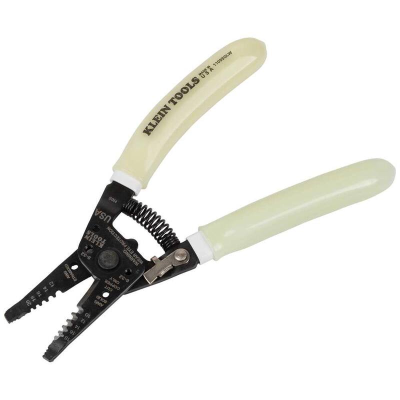 Herramienta Klein Tools de Alta Visibilidad Klein-Kurve Pelacables/Cortador - 11055GLW.