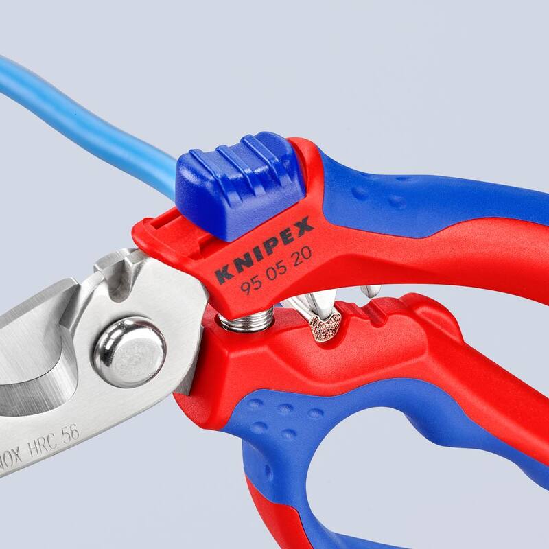 Tijeras para electricistas en ángulo de 6 1/4" KNIPEX - 95 05 20 US