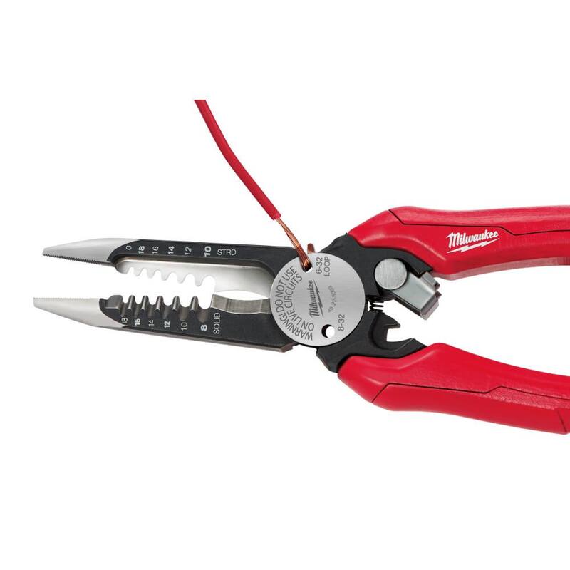 Desnudadores de cable y pinzas para electricistas de combinación de 2 piezas de Milwaukee de 7.75 pulgadas con pinzas multiusos - 48-22-3079-48-22-6579.
