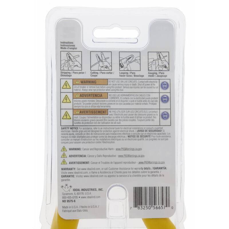 IDEAL Reflex Super T-Stripper/Cutter, 10-18 AWG sólido, 12-20 AGW trenzado - 45-655