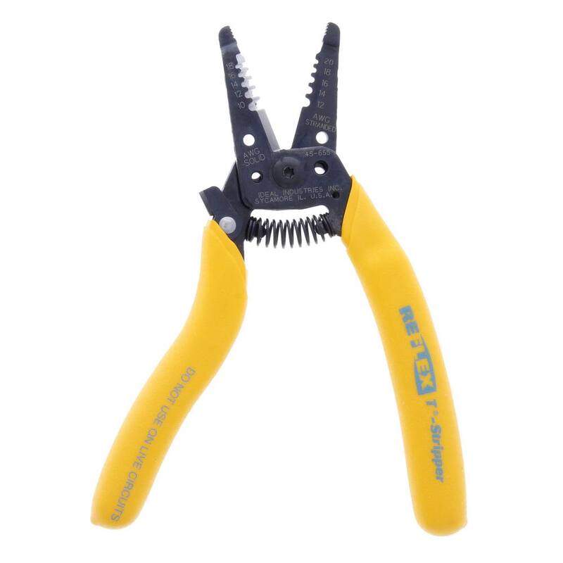 IDEAL Reflex Super T-Stripper/Cutter, 10-18 AWG sólido, 12-20 AGW trenzado - 45-655