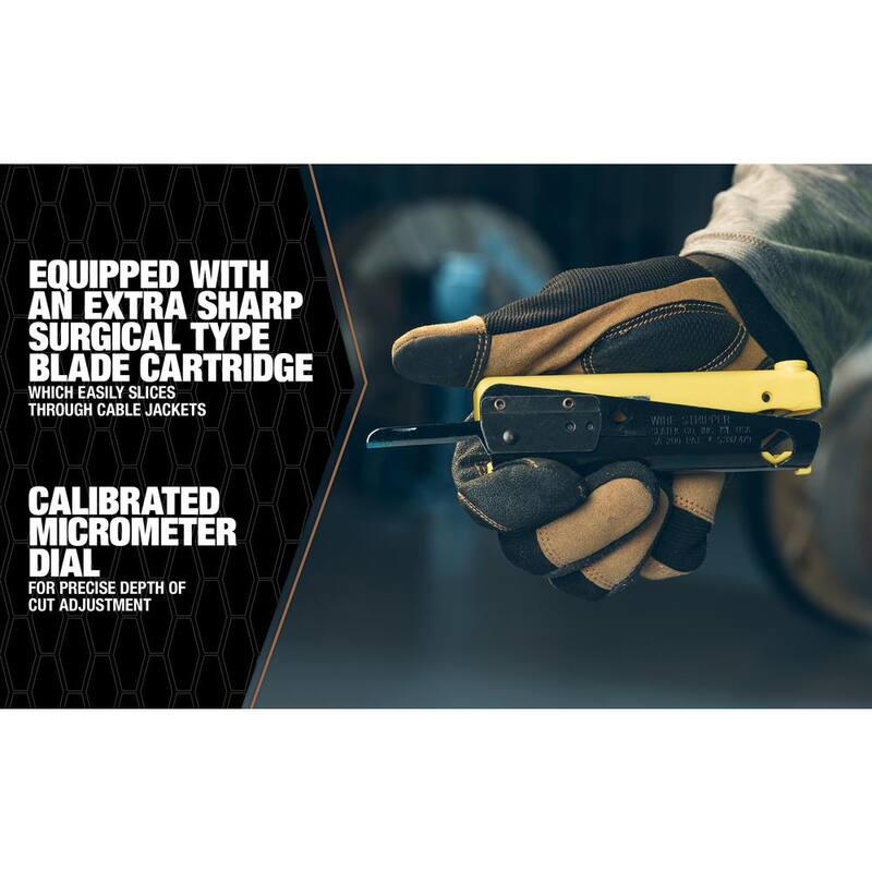 Southwire Strip-All Cable Stripper Plus Utility Knife - 59817340

Despojador de Cable Strip-All de Southwire más Cuchillo de Utilidad - 59817340
