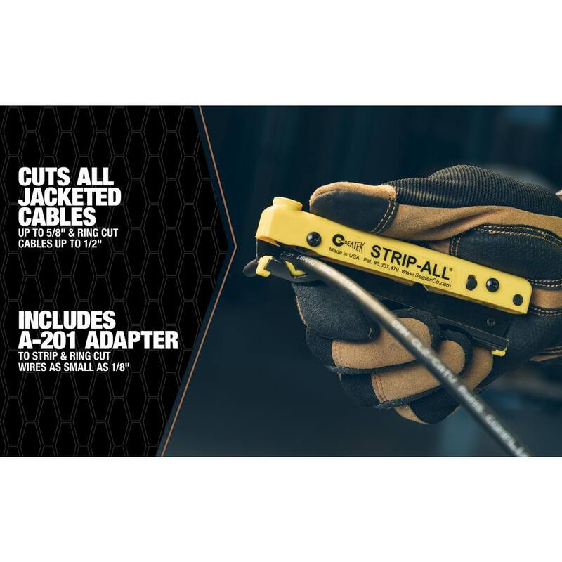 Southwire Strip-All Cable Stripper Plus Utility Knife - 59817340

Despojador de Cable Strip-All de Southwire más Cuchillo de Utilidad - 59817340