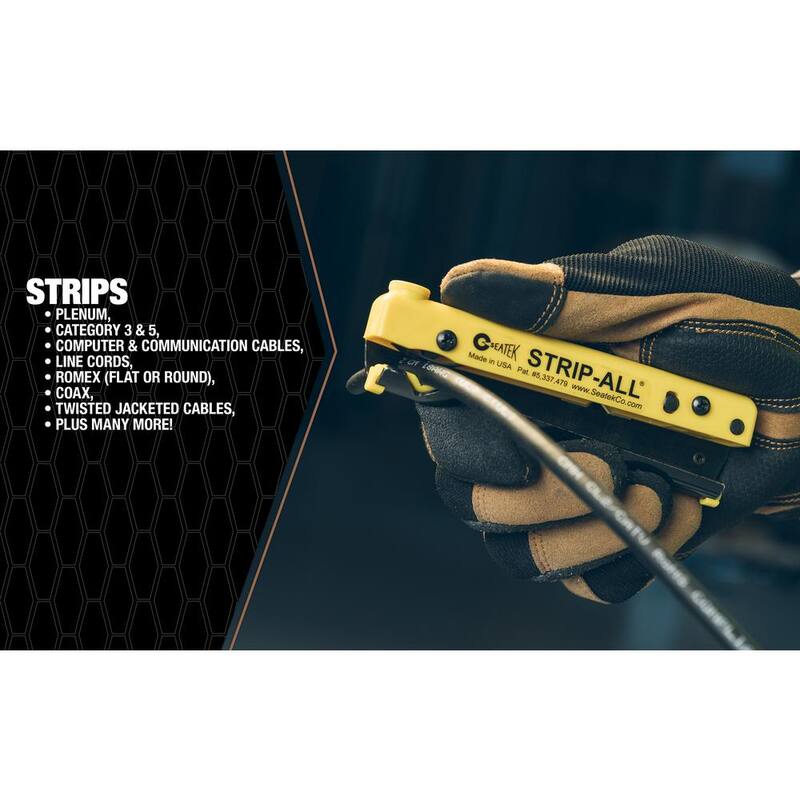 Southwire Strip-All Cable Stripper Plus Utility Knife - 59817340

Despojador de Cable Strip-All de Southwire más Cuchillo de Utilidad - 59817340