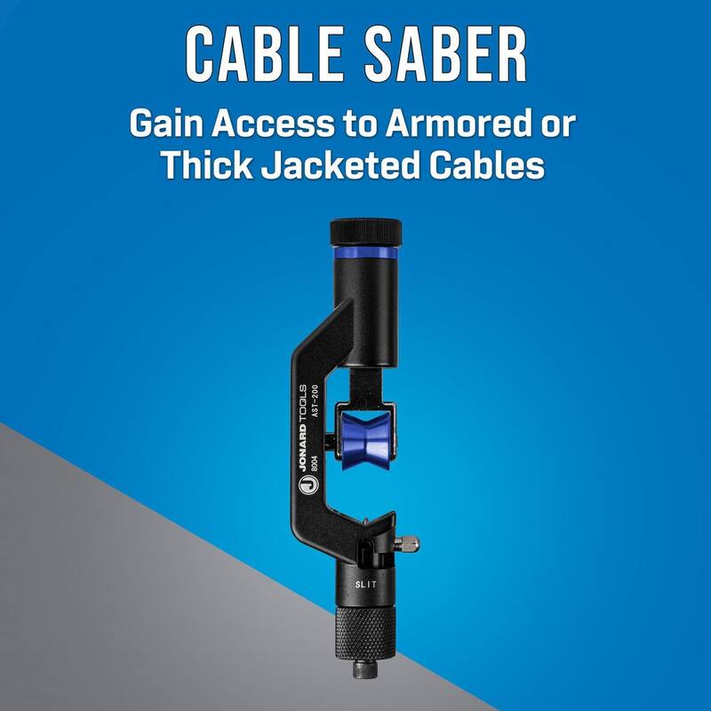Herramienta JONARD TOOLS Cable Saber Armored Mid Span para cortar y anillar cables (4 mm-28.6 mm) - AST-200