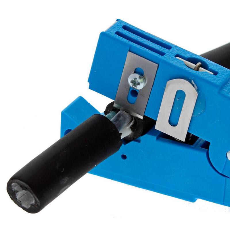 Pelador de Cable Coaxial IDEAL de 1/4 a 9/16 pulg., Azul - 45-164