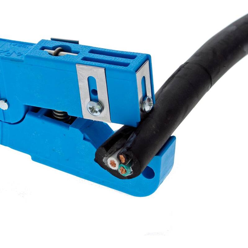 Pelador de Cable Coaxial IDEAL de 1/4 a 9/16 pulg., Azul - 45-164