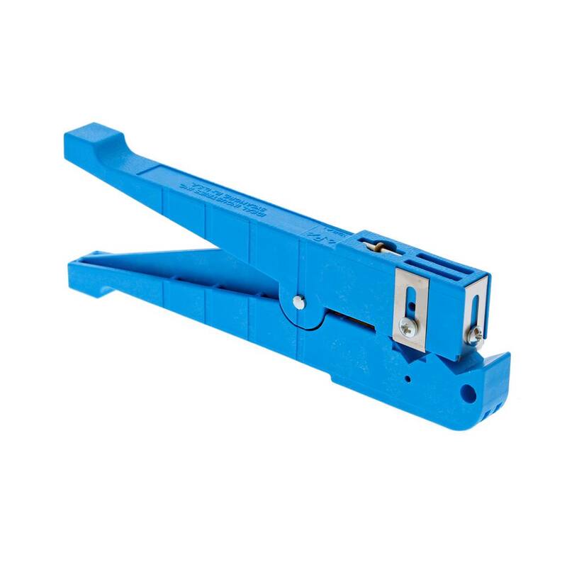 Pelador de Cable Coaxial IDEAL de 1/4 a 9/16 pulg., Azul - 45-164