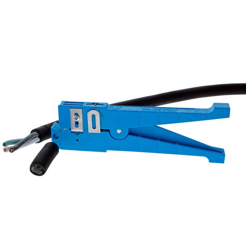 Pelador de Cable Coaxial IDEAL de 1/4 a 9/16 pulg., Azul - 45-164