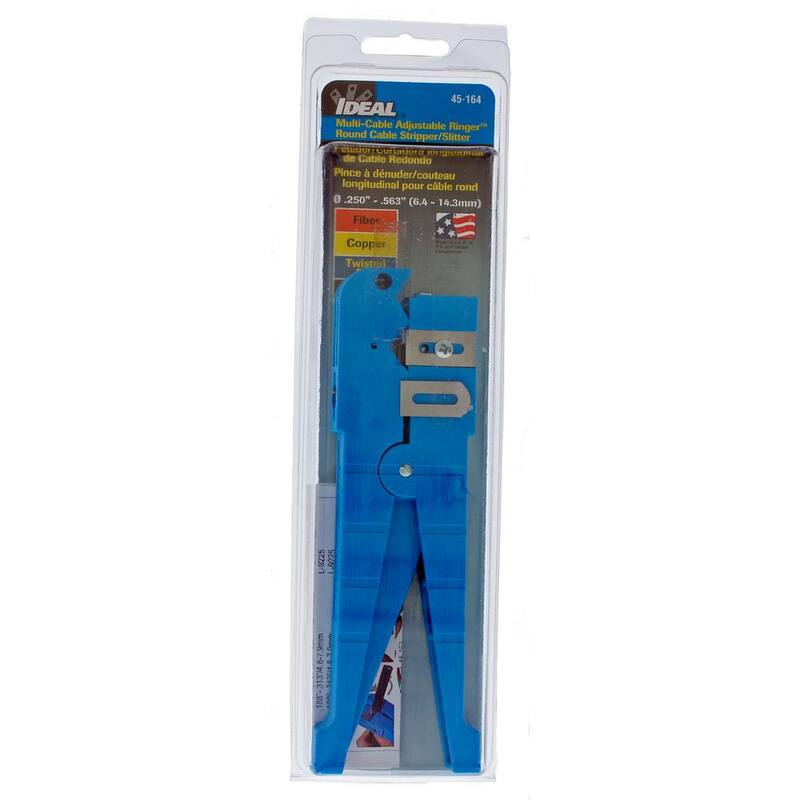 Pelador de Cable Coaxial IDEAL de 1/4 a 9/16 pulg., Azul - 45-164