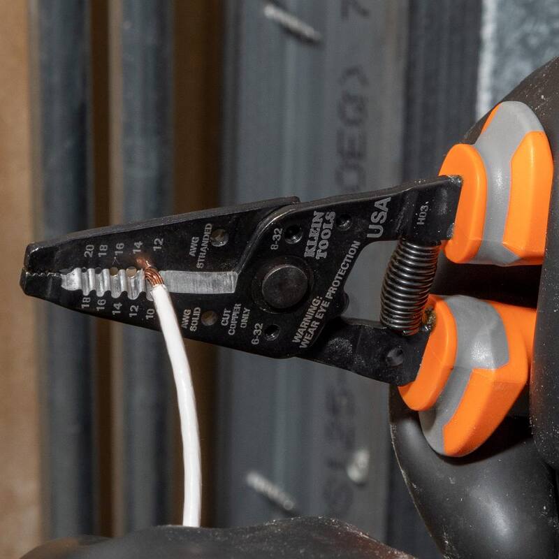 Herramienta aislada para pelar y cortar cables Klein-Kurve de Klein Tools - 11055RINSSEN